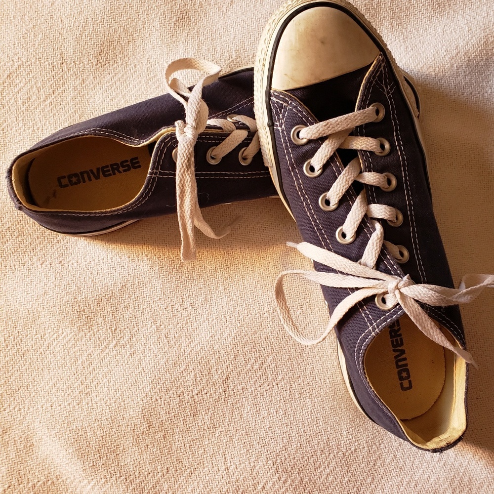 Converse All Star Navy Blue and White Size 7.5